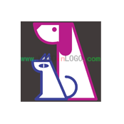 这是一个类别为：狗标志 , 宠物标志 和 宠物动物标志 的Logo。编号:28569