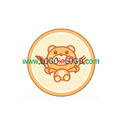 这是一个类别为：宠物动物标志 , 动物标志 和 宠物标志的Logo。编号:24542