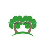 这是一个类别为：树标志 , 园林标志 和 环保及绿化标志 的Logo。编号:28581